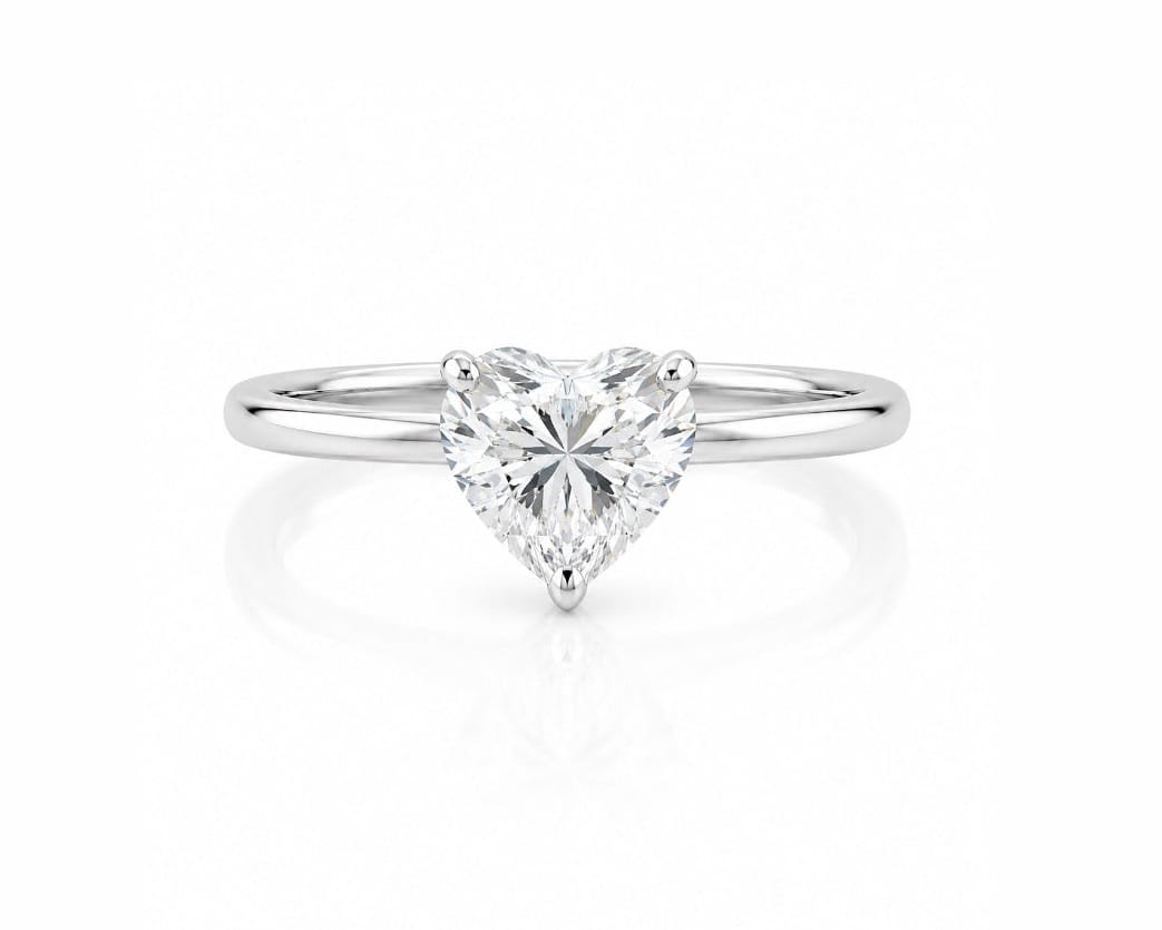 2ct Heart Solitaire LG
