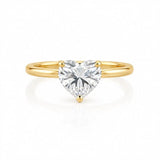 2ct Heart Solitaire LG