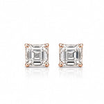 2ct’s Asscher Cut Earstuds LG