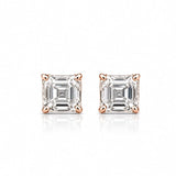 2ct’s Asscher Cut Earstuds LG