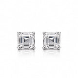 2ct’s Asscher Cut Earstuds LG