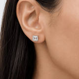 2ct’s Asscher Cut Earstuds LG