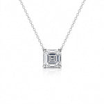 3ct Asscher Necklace LG
