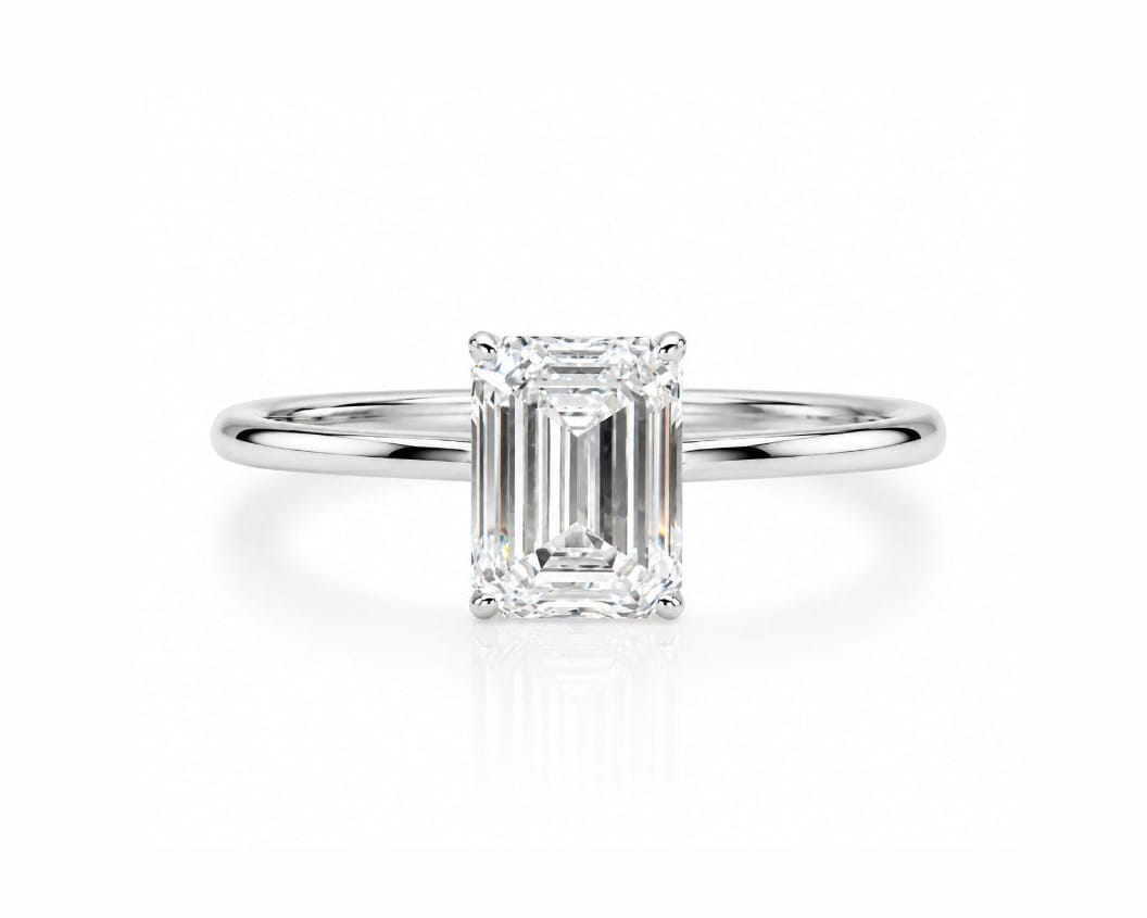 3ct Emerald Solitaire LG