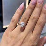 3ct Radiant Solitaire LG