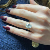 4ct Oval Solitaire LG