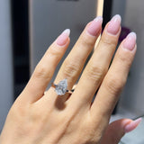 4ct Pear Solitaire LG