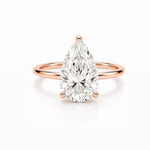 4ct Pear Solitaire LG