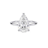 4ct Pear Solitaire LG