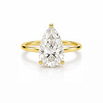 4ct Pear Solitaire LG