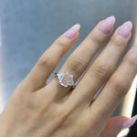4ct Pink Love Trilogy Ring LG