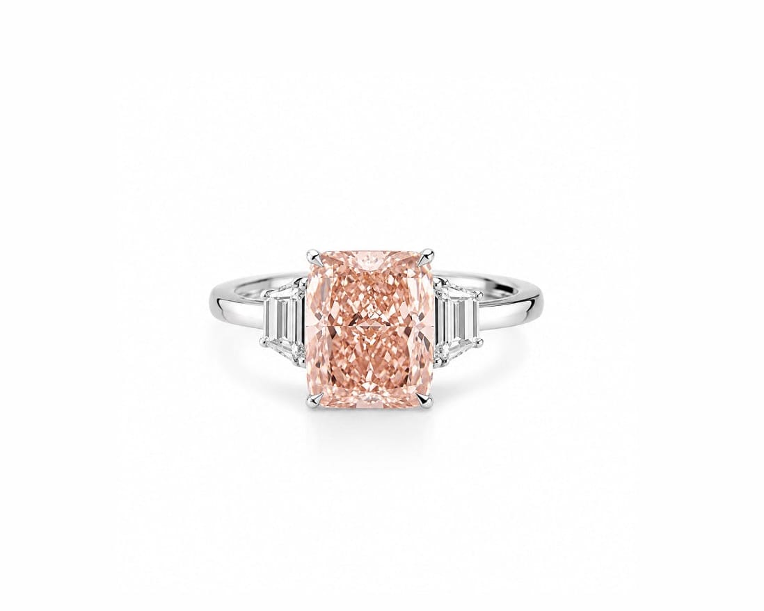 4ct Pink Love Trilogy Ring LG