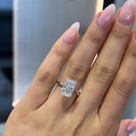 4ct Radiant Solitaire LG