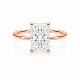 4ct Radiant Solitaire LG