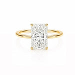 4ct Radiant Solitaire LG