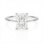 4ct Radiant Solitaire LG