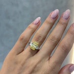5ct Canary Trilogy Ring LG