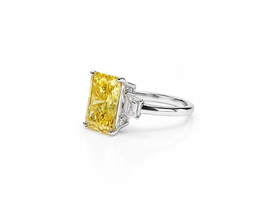 5ct Canary Trilogy Ring LG