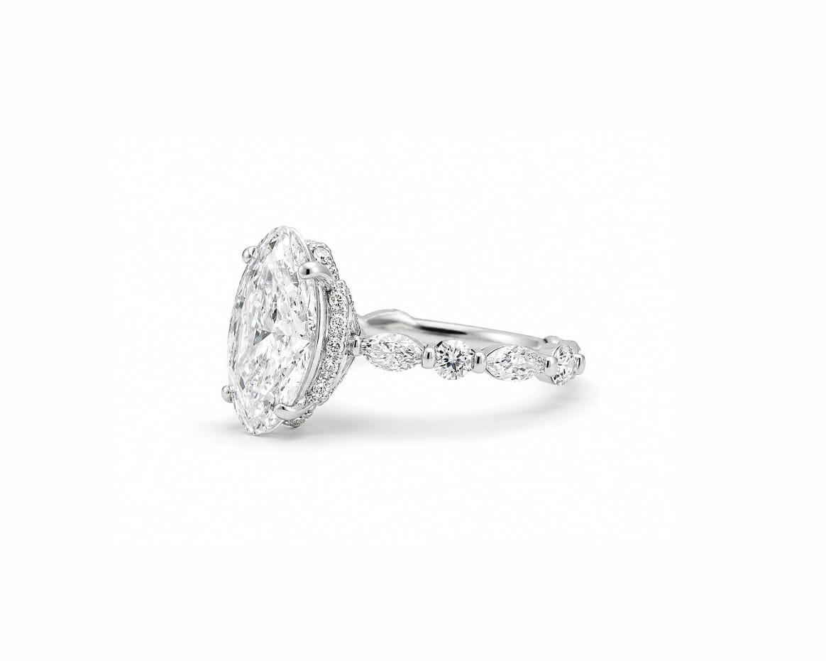 5ct Ivy Oval Solitaire LG