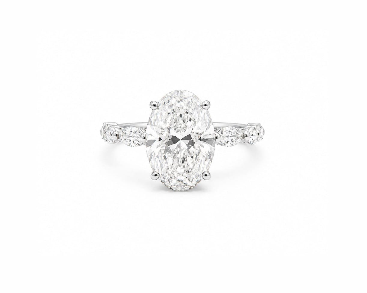 5ct Ivy Oval Solitaire LG