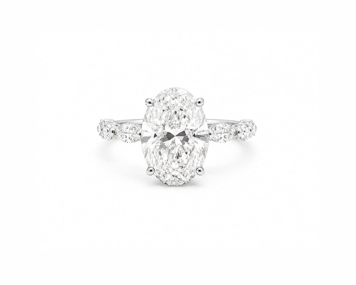 5ct Ivy Oval Solitaire LG