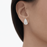 5ct Pear Earstuds LG