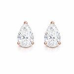 5ct Pear Earstuds LG