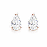5ct Pear Earstuds LG