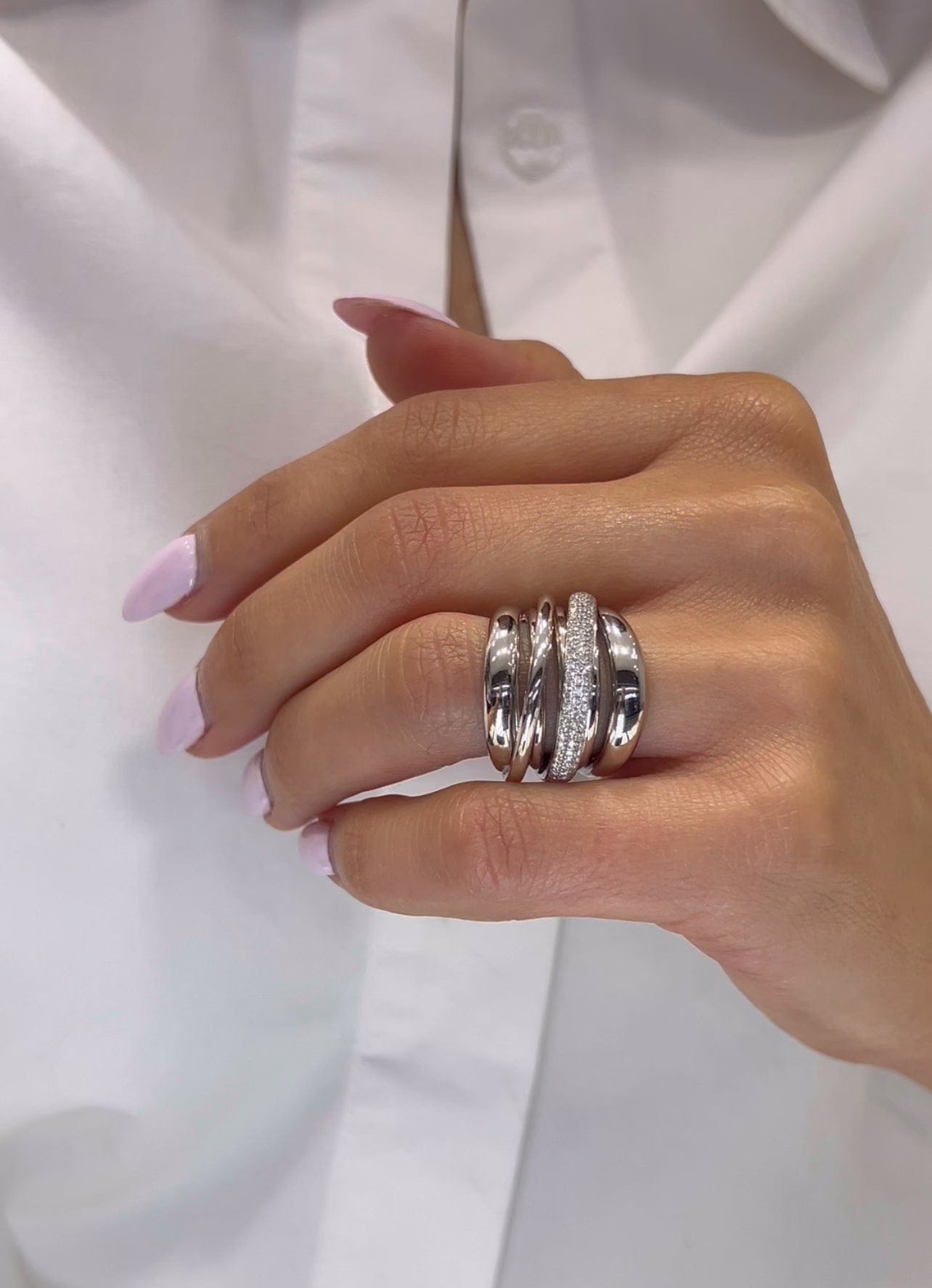 Amalia Crossover Ring