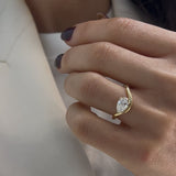 Amara Pear Ring LG