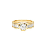 Axis Baguette Solitaire Ring