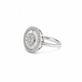 Baguette Halo Ring