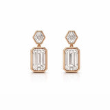 Bezel Drop Earrings LG