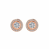 Bezel Halo Earstuds
