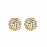 Bezel Halo Earstuds