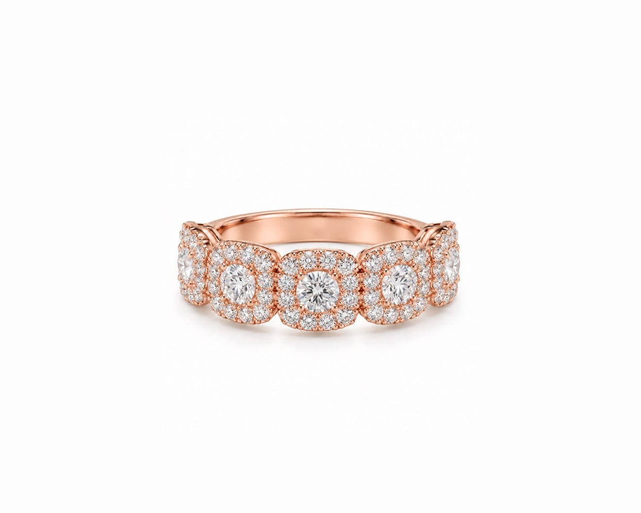 Big Cluster Eternity Ring
