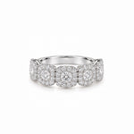 Big Cluster Eternity Ring