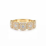Big Cluster Eternity Ring