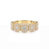 Big Cluster Eternity Ring
