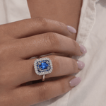 Blue Azure Ring