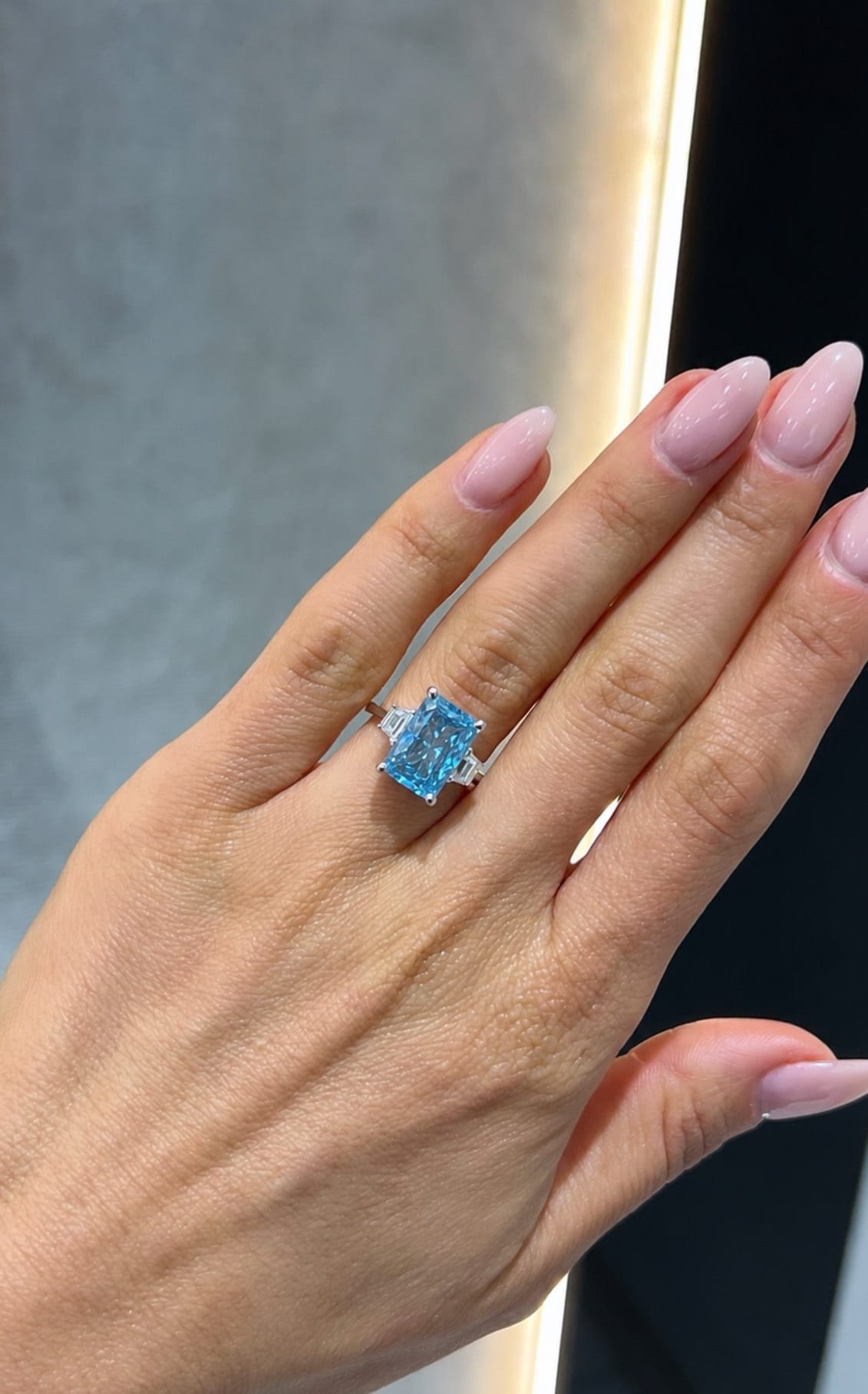 Blue Love Trilogy Ring LG