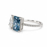 Blue Toi et Moi Ring LG