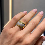 Bold Wave Ring
