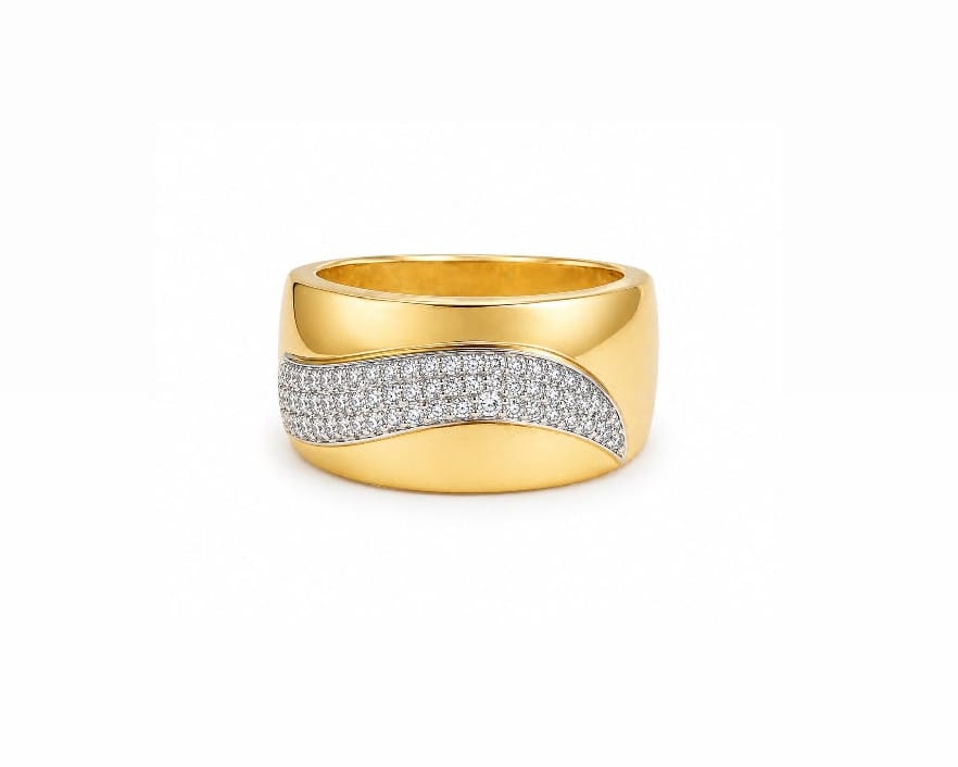 Bold Wave Ring