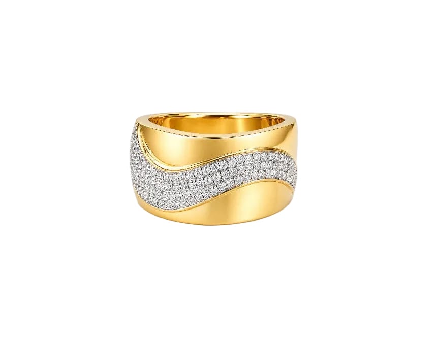 Bold Wave Ring