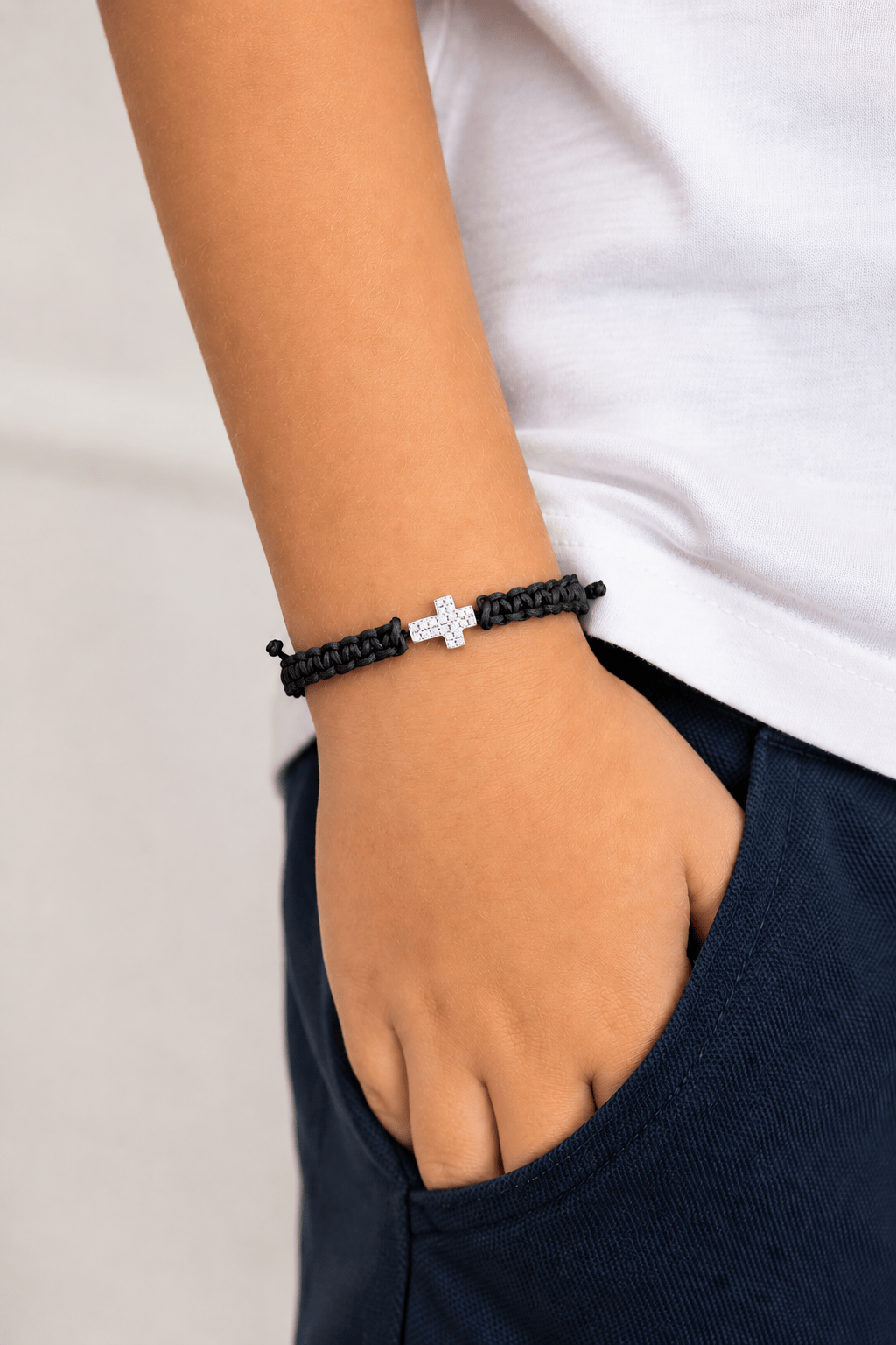 Braided Cross Bracelet