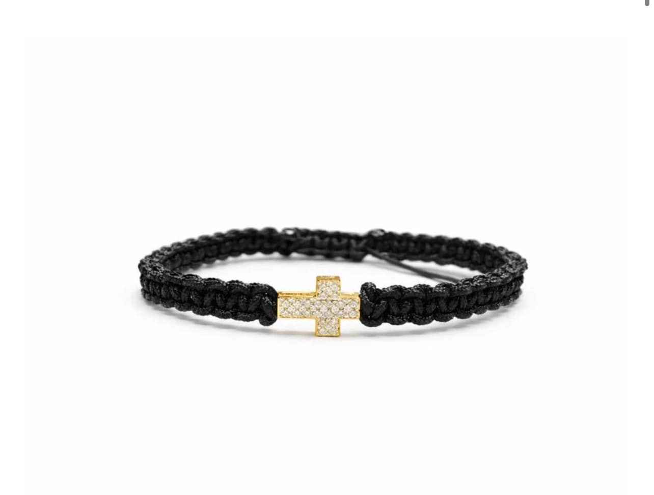 Braided Cross Bracelet