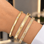 Brilliant Dot Bangle