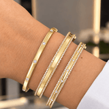 Brilliant Dot Bangle