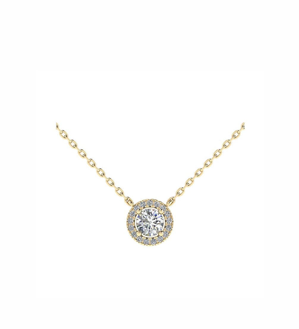 Brilliant Halo Necklace